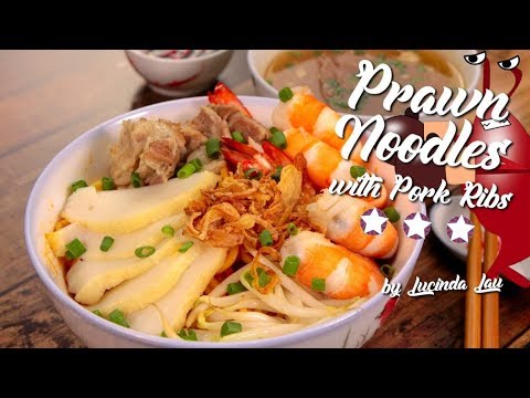 How To Make Prawn Noodles with Pork Ribs ()   Share Food Singapore