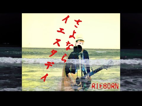 さよならイエスタデイ / TUBE cover by RIEBORN ギター弾き語り 女性が歌う
