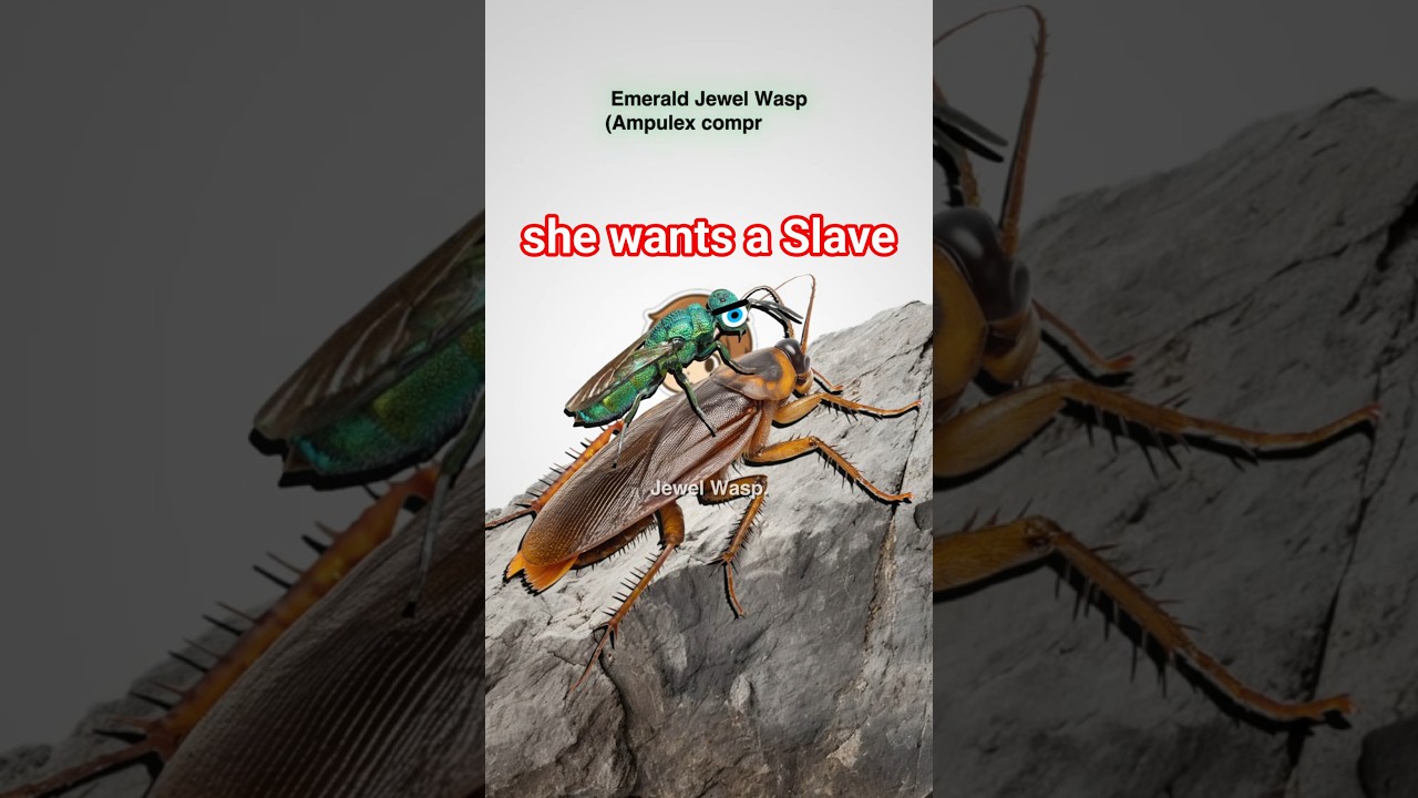Jewel Emerald Wasp Can Do Brain Surgery