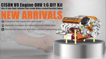 Fire Up the CISON V8 OHV ENGINE | EngineDIY