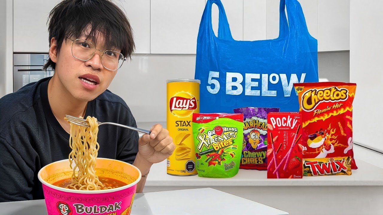 I Ate ONLY 5 Below Food For A Week, But Doubled My Budget Every Day.preview
