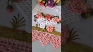 Pano De Copa Modelo Cesta Floral