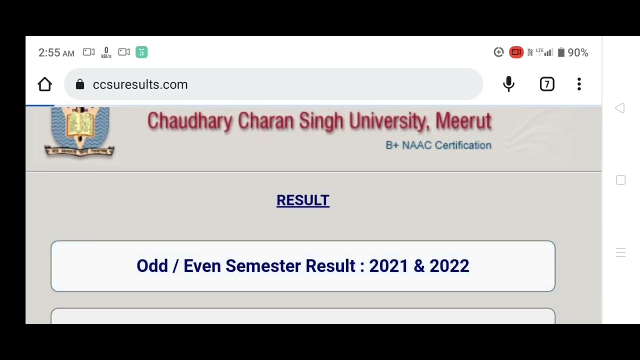CCSU semester result (under NEP2020) declared|| How to check 1st and 2nd semester result||7march2023
