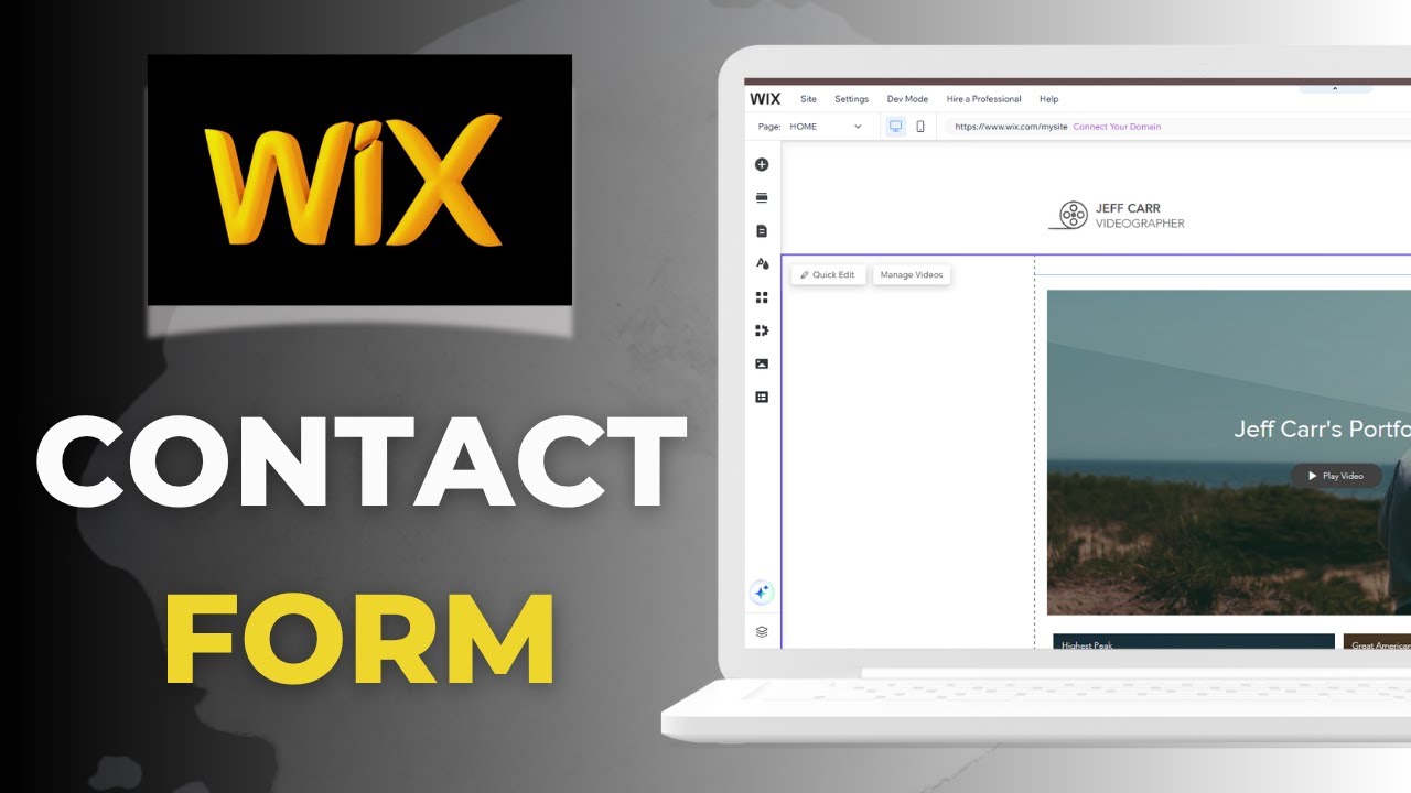 How to Add a Contact Form in Wix Website - YouTube