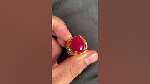 Mã: PD2093-4Nhẫn nam vàng 10k đá ruby đỏ Lục YênTL vàng: 2,7 chỉTL đá: 13,5ctGiá 99 triệu 0985222958