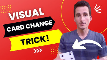Favorite VISUAL Card Change Trick Tutorial! (Snap Change Card Magic Trick - Color Change)