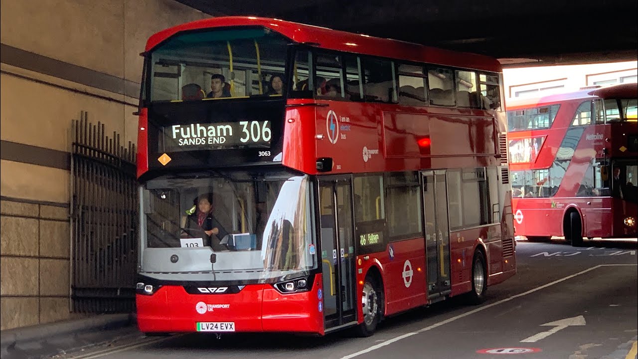 *FIRST DAY + BRAND NEW* Journey on 306 Wrightbus Electroliner 3063 LV24 ...