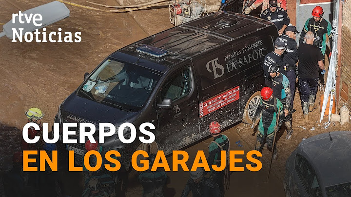 DANA: Encuentran a OCHO FALLECIDOS en LA TORRE y buscan a MÁS DESAPARECIDOS en los COCHES y GARAJES