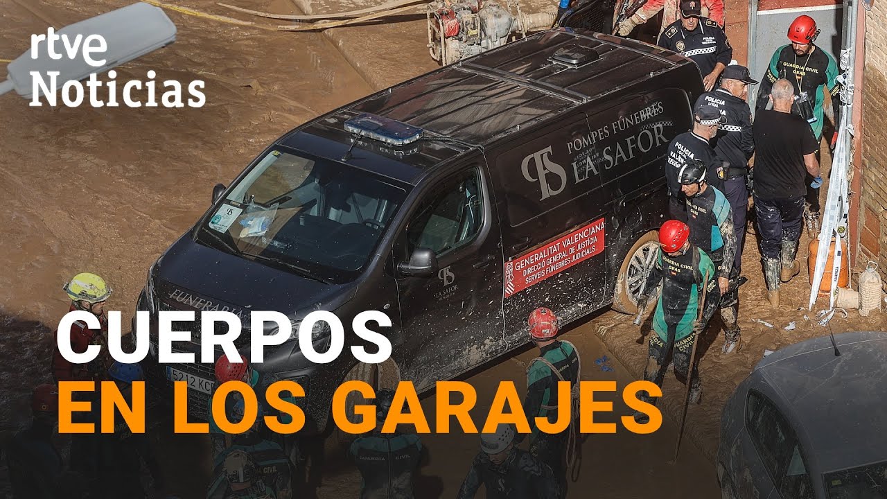 DANA: Encuentran a OCHO FALLECIDOS en LA TORRE y buscan a MÁS DESAPARECIDOS en los COCHES y GARAJES