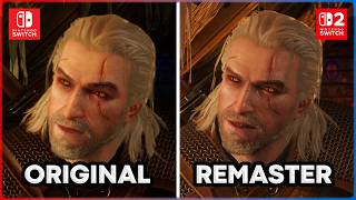 The Witcher 3 Remastered | Nintendo Switch 2 vs Nintendo Switch Comparison