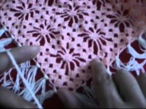 2 DE 4 COMO TEJER PUNTADA ARAÑAS CAPA GANCHILLO CROCHET - YouTube