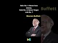 Warren buffetmotivation