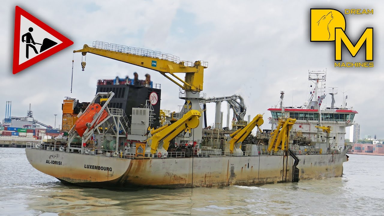 ELBVERTIEFUNG HAFEN HAMBURG SCHWIMMBAGGER AL-IDRISI BAGGERSCHIFF JAN DE NUL GROUP DREAM MACHINES
