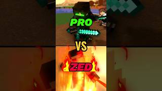 Pro VS Zed Skill comparison (Pro Life) #minecraft #minecraftanimation #shorts #viral