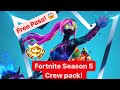 Fortnite Season 5 Battle pass &amp; Crew! How to use Gold Bars!