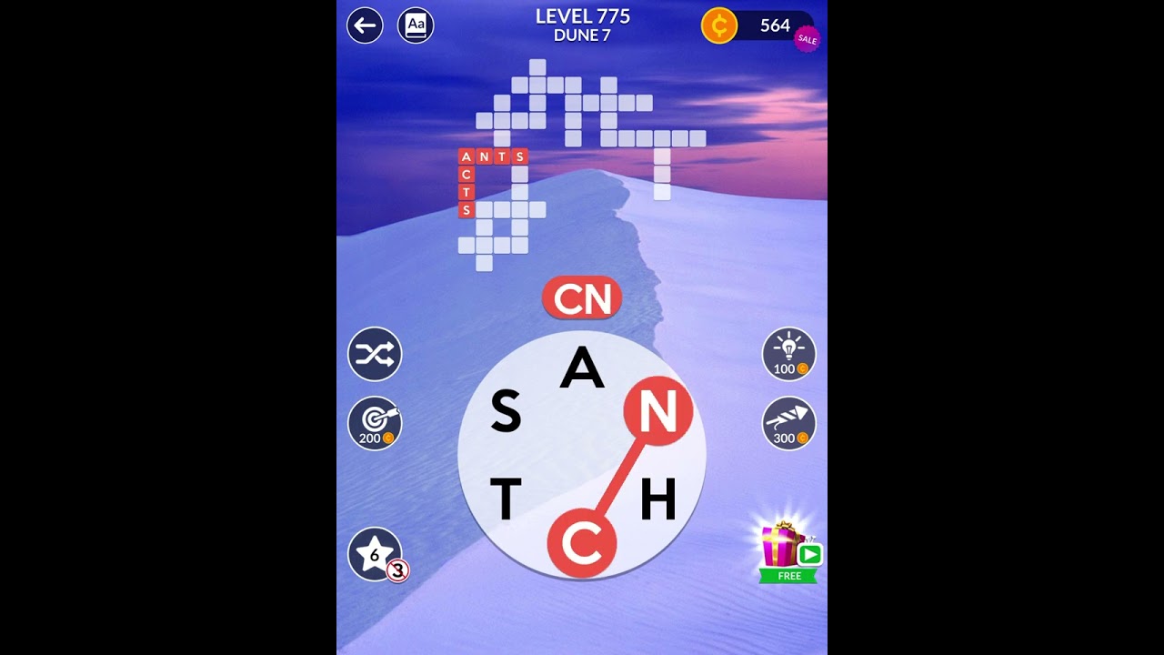 Wordscapes Level 775 Dune 7
