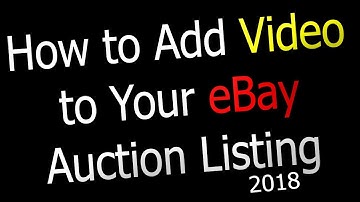 How to Add Youtube Video to ebay Listing  without iframe issue - New for 2018