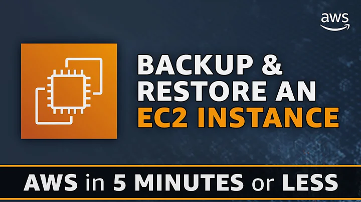 How to Backup an EC2 Instance on AWS