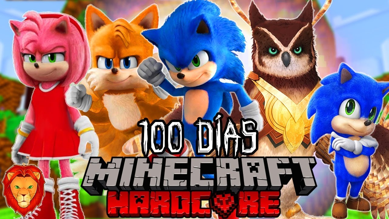 SOBREVIVÍ 100 días en SONIC LA PELICULA en Minecraft HARDCORE y esto es lo que sucedió...