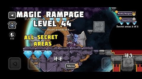 🔥 Magic Rampage Level 44 - Dungeon 5-4 | All Secret Areas & Boss Fight! 🔥