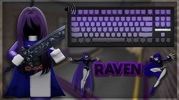 RAVEN DESTROYS TEAMERS IN MM2 + GAMEPLAY *KEYBOARD ASMR*