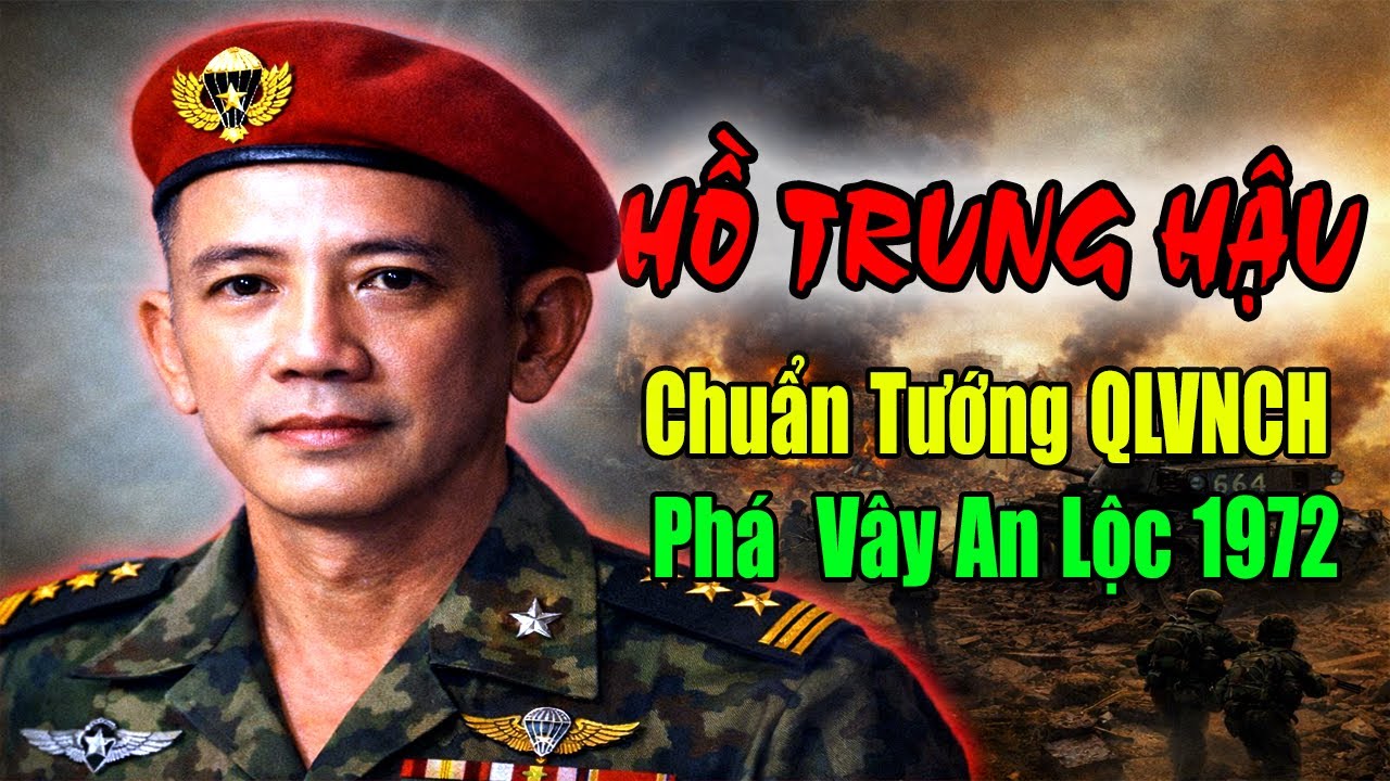 HỒ TRUNG HẬU - Tư Lệnh Sư Đoàn 21 QLVNCH - Chuẩn Tướng Phá Vây An Lộc  1972