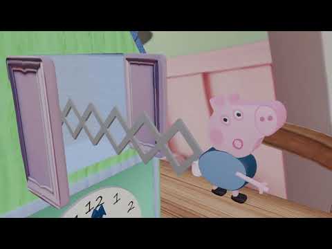 George And Peppa Pig Cuckoo Clock Animation Soothing Fun For Toddlers