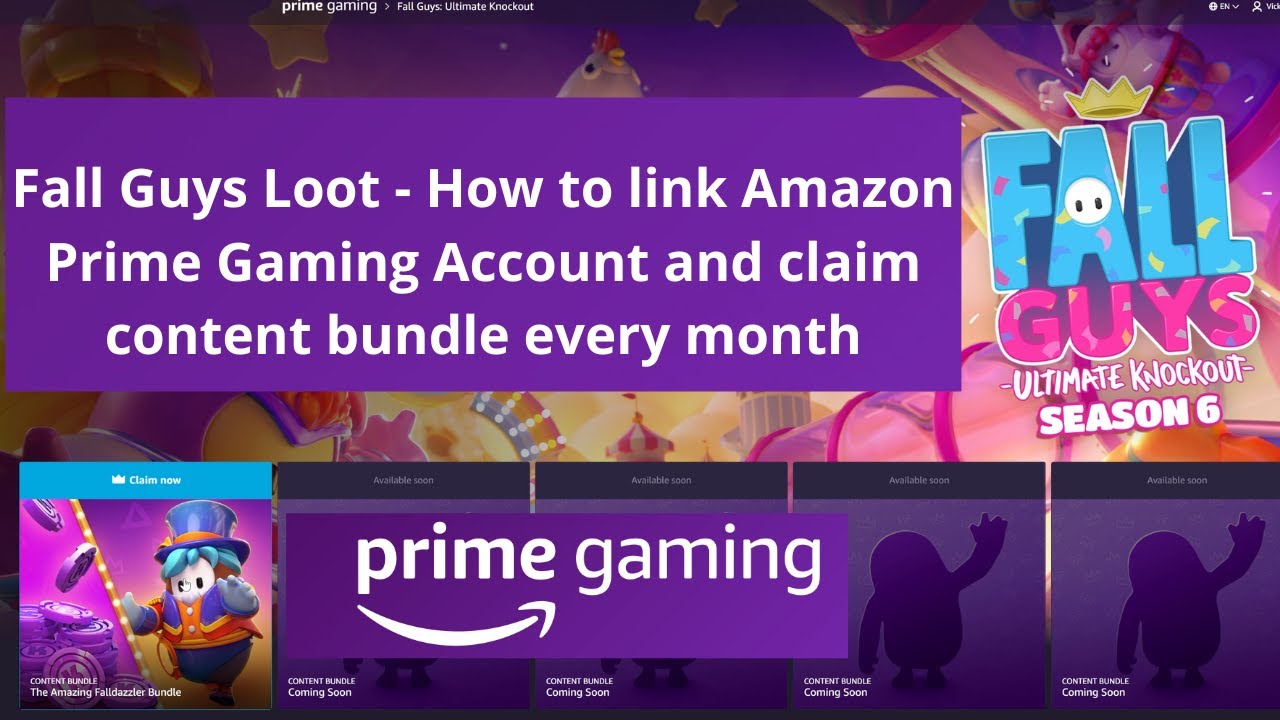 Claim your Prime Gaming Fall Guys rewards!