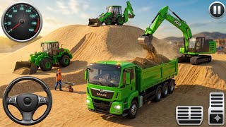 👷City Road Construction Simulator 3D 🚧 | Heavy Excavator & Truck - Android Gameplay screenshot 5