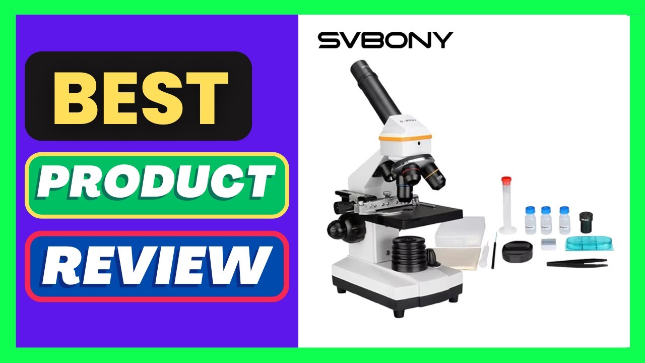 SVBONY SV601 Portable Microscope 40-1600X Biological Experiment