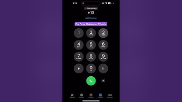 how to check du sim balance