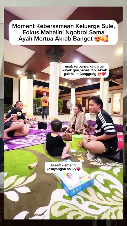 Moment Kompak Keluarga Kang Sule Dan Mahalini 😍🥰 #shortvideo #artist #Mahalini #sule #rizkyfebian