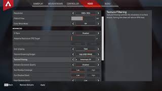 Best FPS Settings For Apex Legends PC