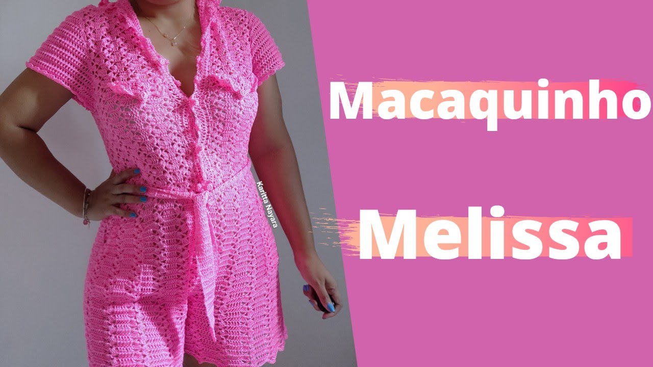 Macaquinho Melissa em Crochê - PARTE 05/05 - FINAL