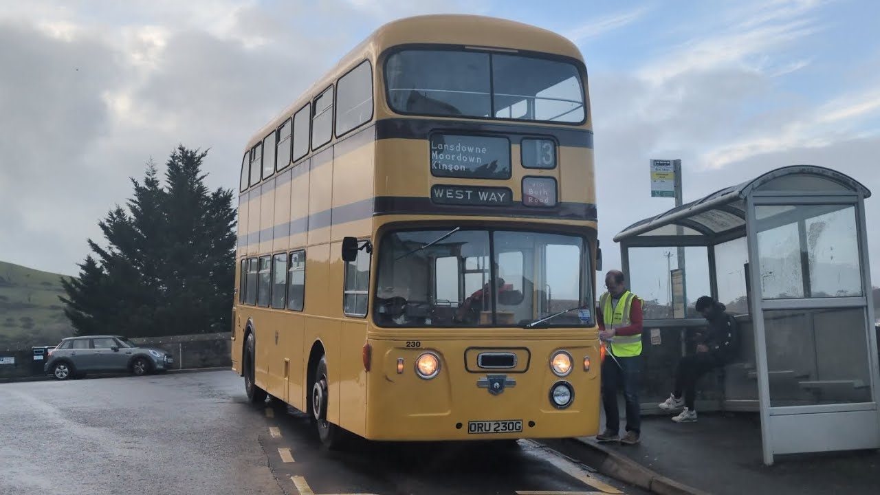 ORU 230G operating Kingfest feeder service! Leyland Atlantean