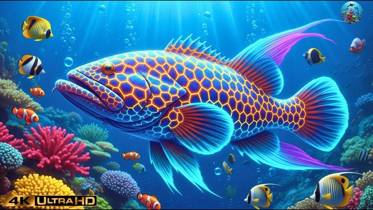 Ocean Wildlife 4K 🌊 | Peaceful Ocean Documentary | Calm Underwater Wildlife | Relaxing Piano Sounds