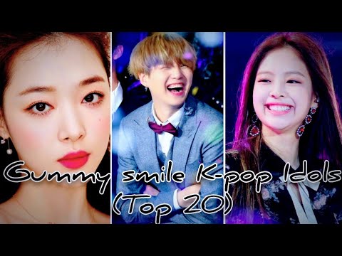 Top 20 k-pop Idols who flaunt precious Gummy smile #afunzone #kpop #youtube
