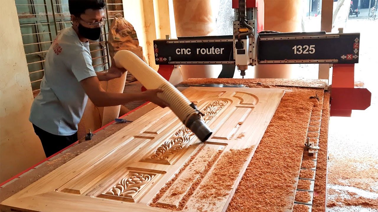 Porta Pivotante Couros Wooden Royal Door Design | Workspace Modern Door Design Collection & Woodwork