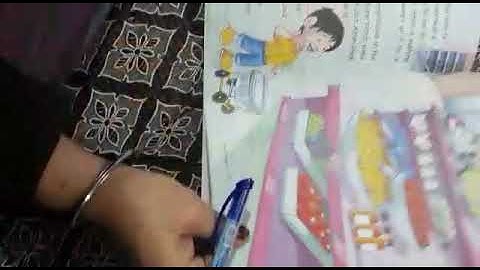 Class 1: English Chapter 9 (Aman Goes Shopping) Book Exercise