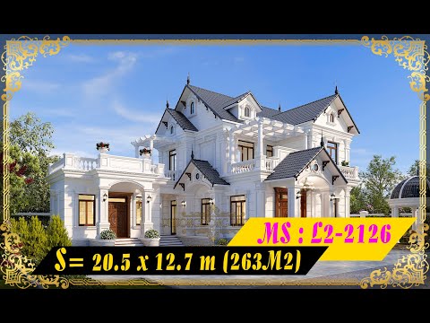 Video L2- 2126 MẪU BIỆT THỰ 2 TẦNG TÂN CỔ ĐIỂN MÁI THÁI CUỐN... - youtube