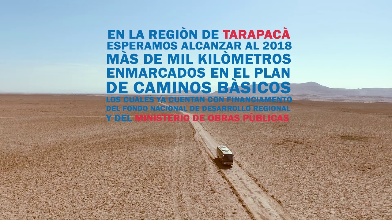 PLAN DE CAMINOS BASICOS MOP TARAPACÀ
