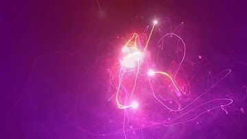 Glowing Light Particles Fly  at Random - Motion Graphics Animated Background