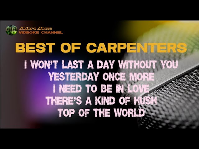 NONSTOP Best of Carpenters |  Karaoke Version  | Videoke Version class=