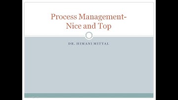 Nice and Top in Linux