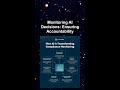 Monitoring AI Decisions: Ensuring Accountability #ai #artificialintelligence #machinelearning