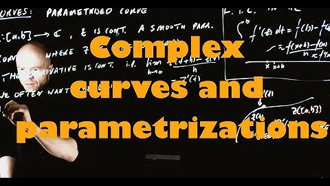 Complex curves and parametrizations