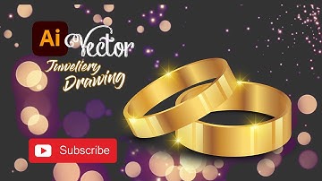 Learn Illustrator, Draw a wedding ring, desing a jewellery with adobe illustrator