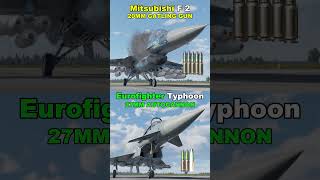 Mitsubishi vs Eurofighter - CANNONS - Sound Effects