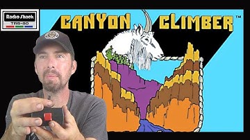 Tandy Color Computer 2: Canyon Climber (Lets Play)