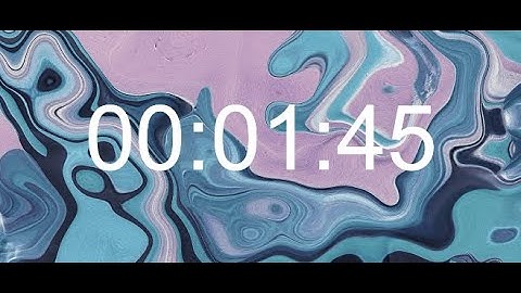 1 Minute 45 Second Timer HD